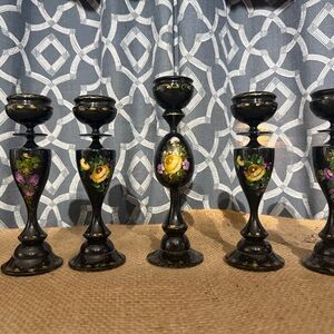 Hand Painted Candle Holder